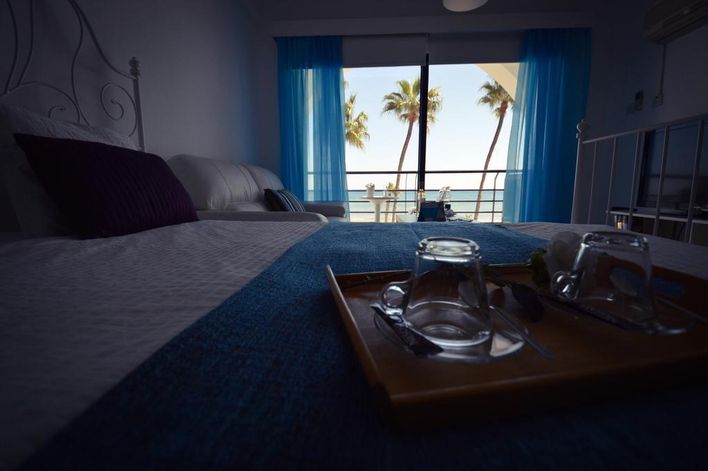 Krasas Beach Apartment Rentals Larnaca Kamer foto
